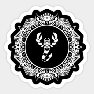 Scorpio zodiac design Sticker